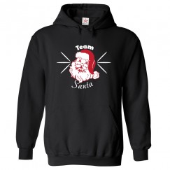 Team Santa Funny Christmas Gift Kids & Adults Unisex Hoodie